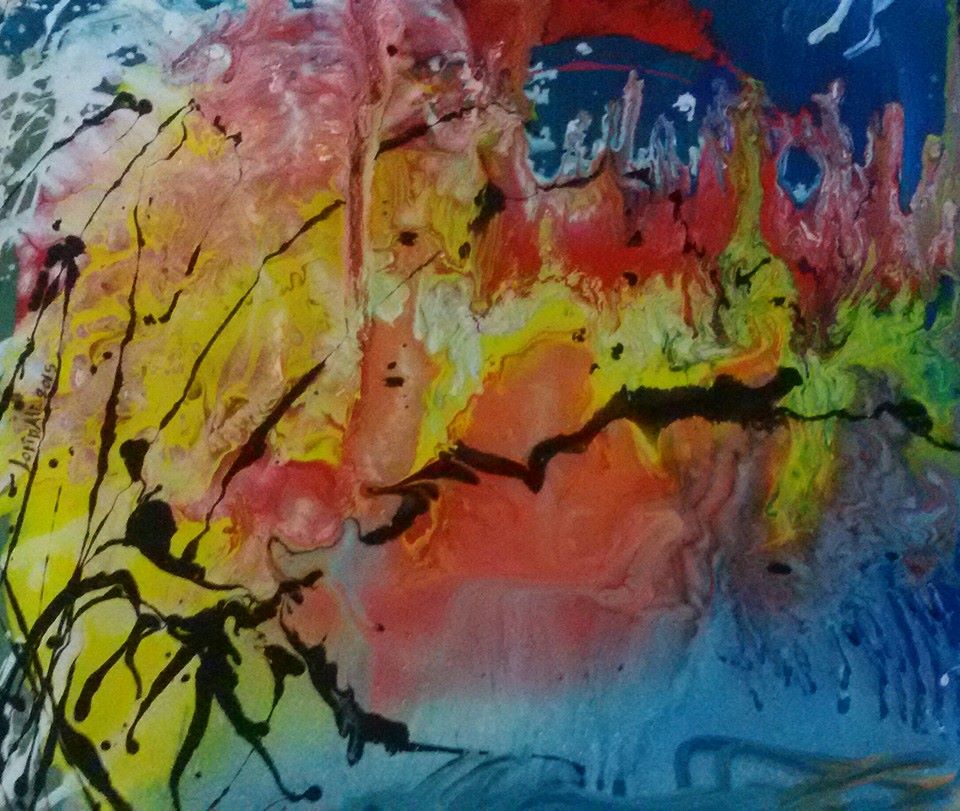 Em di rengekî yan tabloyekê de li xwe digerin