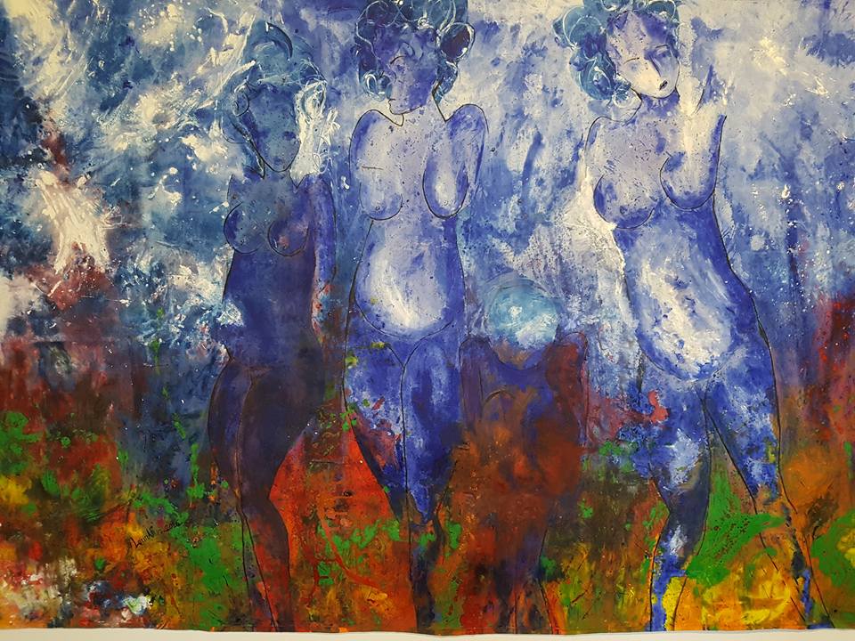 Em di rengekî yan tabloyekê de li xwe digerin