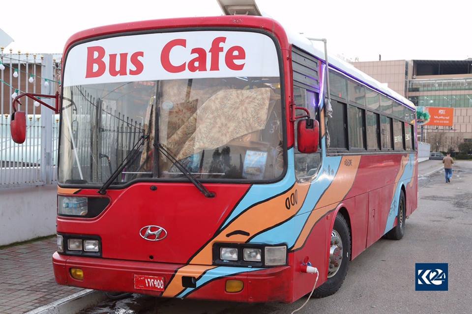 A picture from Sulaimani branch of ‘Bus Cafe’.