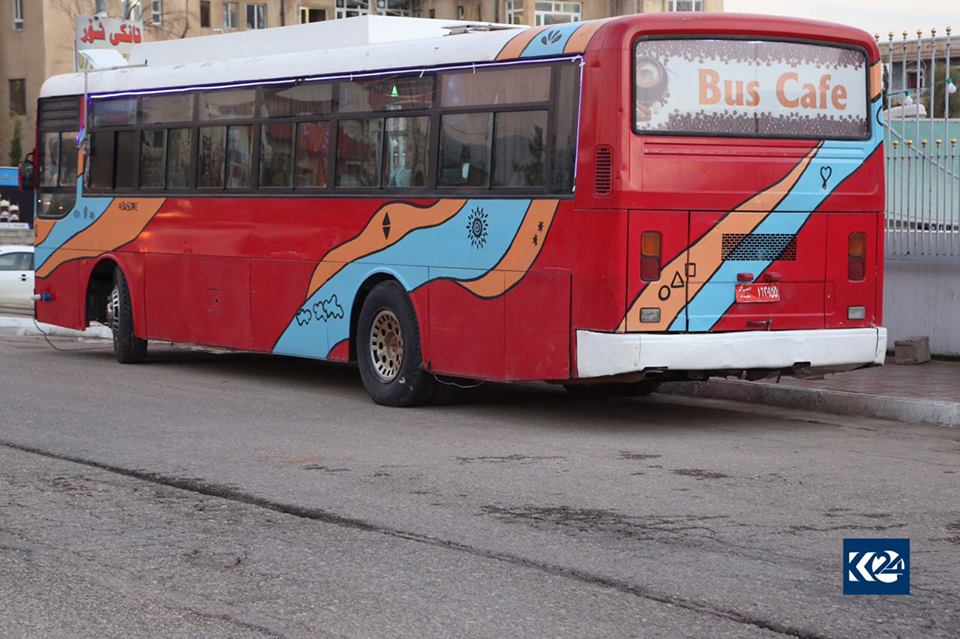 A picture from Sulaimani branch of ‘Bus Cafe’.