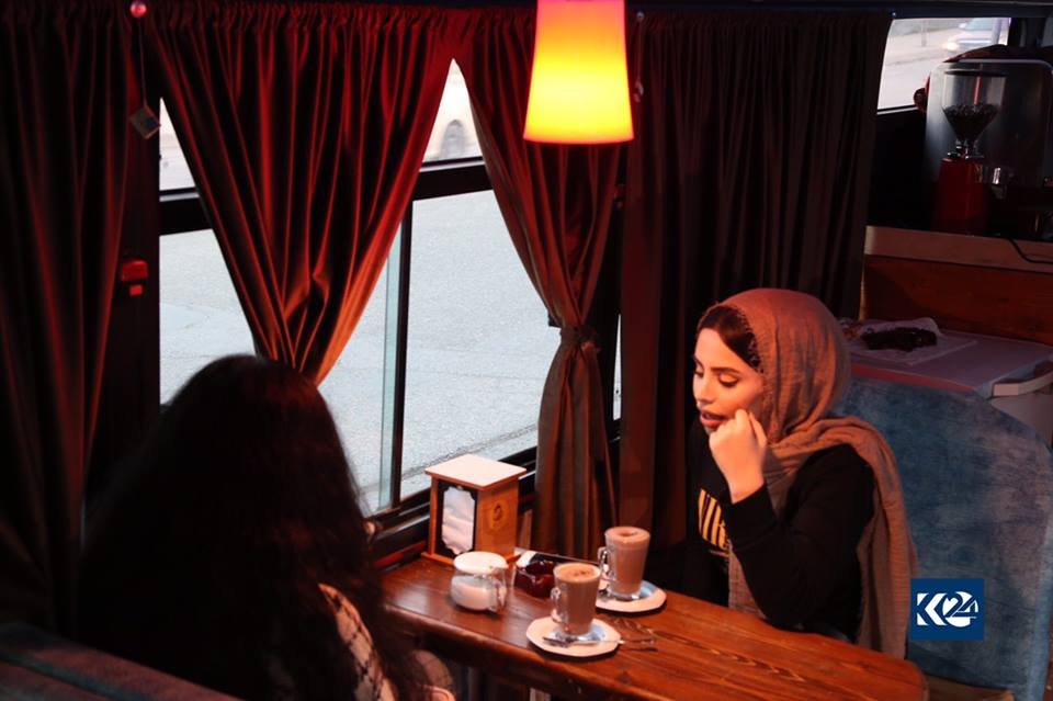 A picture from Sulaimani branch of ‘Bus Cafe’.