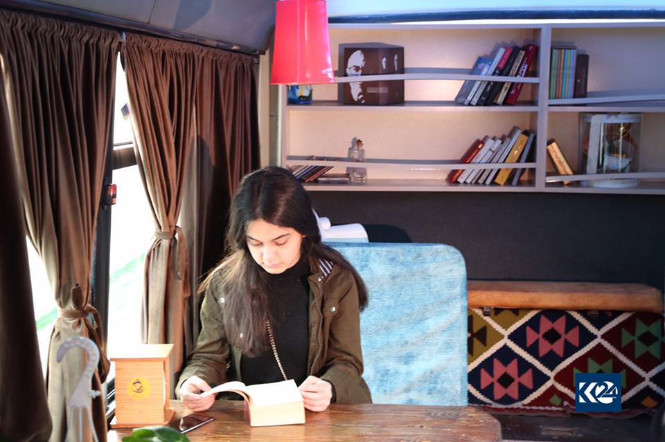 A picture from Sulaimani branch of ‘Bus Cafe’.