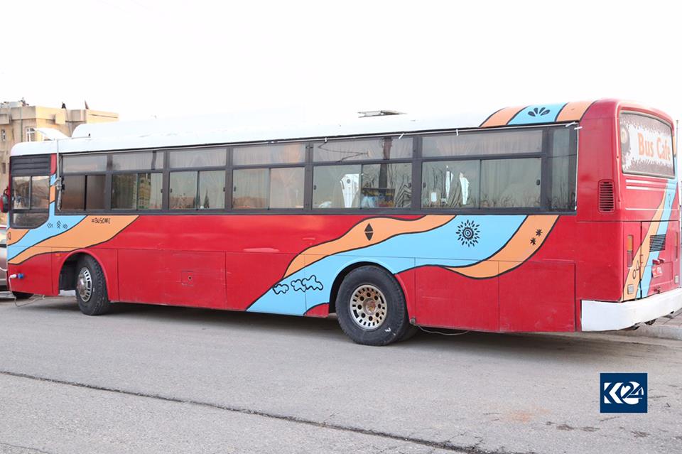 A picture from Sulaimani branch of ‘Bus Cafe’.