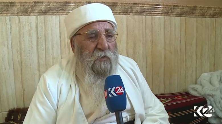 جڤاتی رۆحانی ئێزیدی له‌ په‌یامێكدا سوپاسی كوردستان 24 ده‌كات