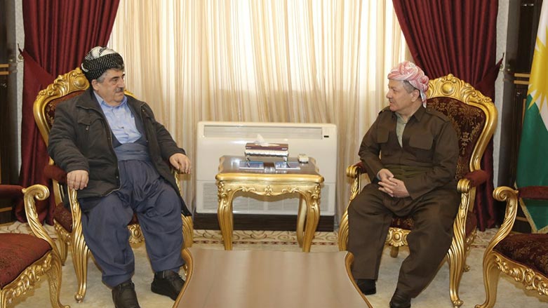 سه‌رۆك بارزانی پێشوازی له‌ سكرتێری گشتیی حزبی سۆسیالیست دیموكراتی كوردستان کرد