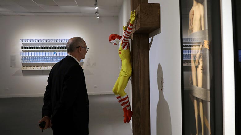 په‌يكه‌رێكى "مه‌سيحى له‌خاچدراو" نيگه‌رانى كريستيانه‌كانى ئيسرائيلى لێكه‌وته‌وه‌