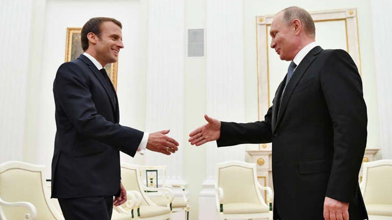 پوتن و ماكرۆن پرسى سووريا تاوتوێ ده‌كه‌ن