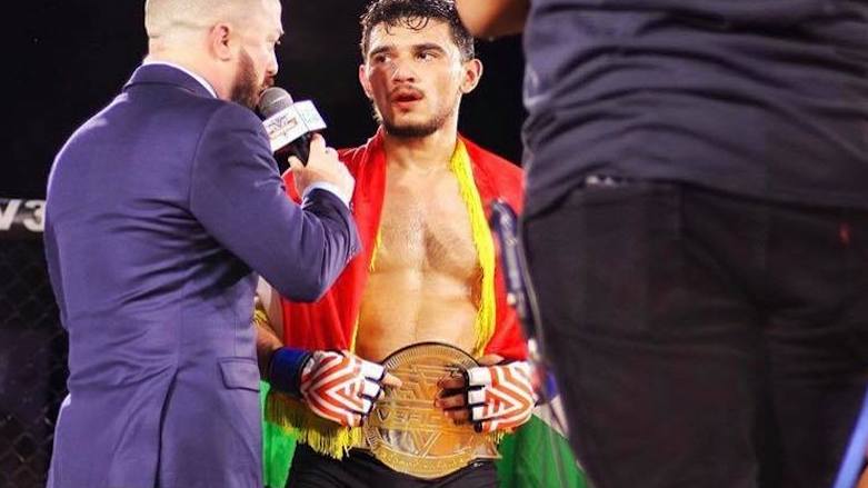 Ahva Abdurrahman after his victory at V3 Fights 72, Jan. 19, 2019. (Photo: V3 Fights)