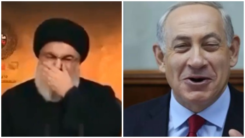 نەتانیاهو گاڵتە بە حەسەن نەسروڵا دەکات