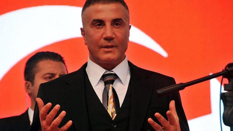Sedat Peker addressing an audience. (Photo: DHA)