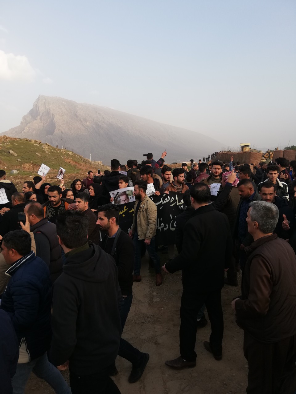 WATCH: Hundreds protest in Kurdistan’s Sheladize after recent Turkish bombardment