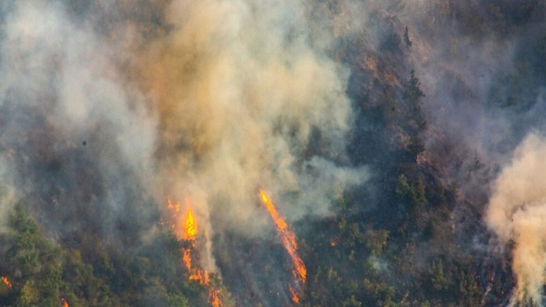 مناطق صعب العبور ارسباران طعمه حریق شد