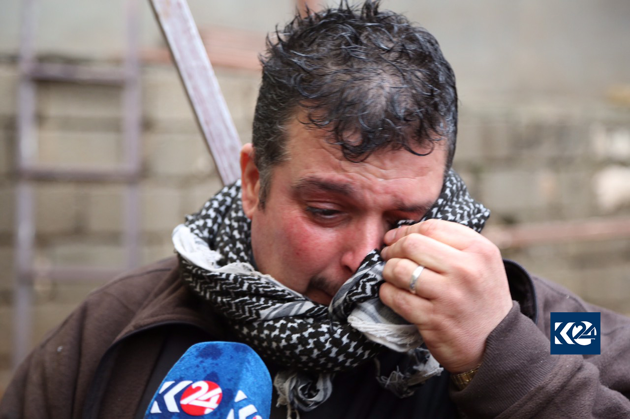 باران خانووی بەسەر ماڵی پێشمەرگەیەكدا رووخاند