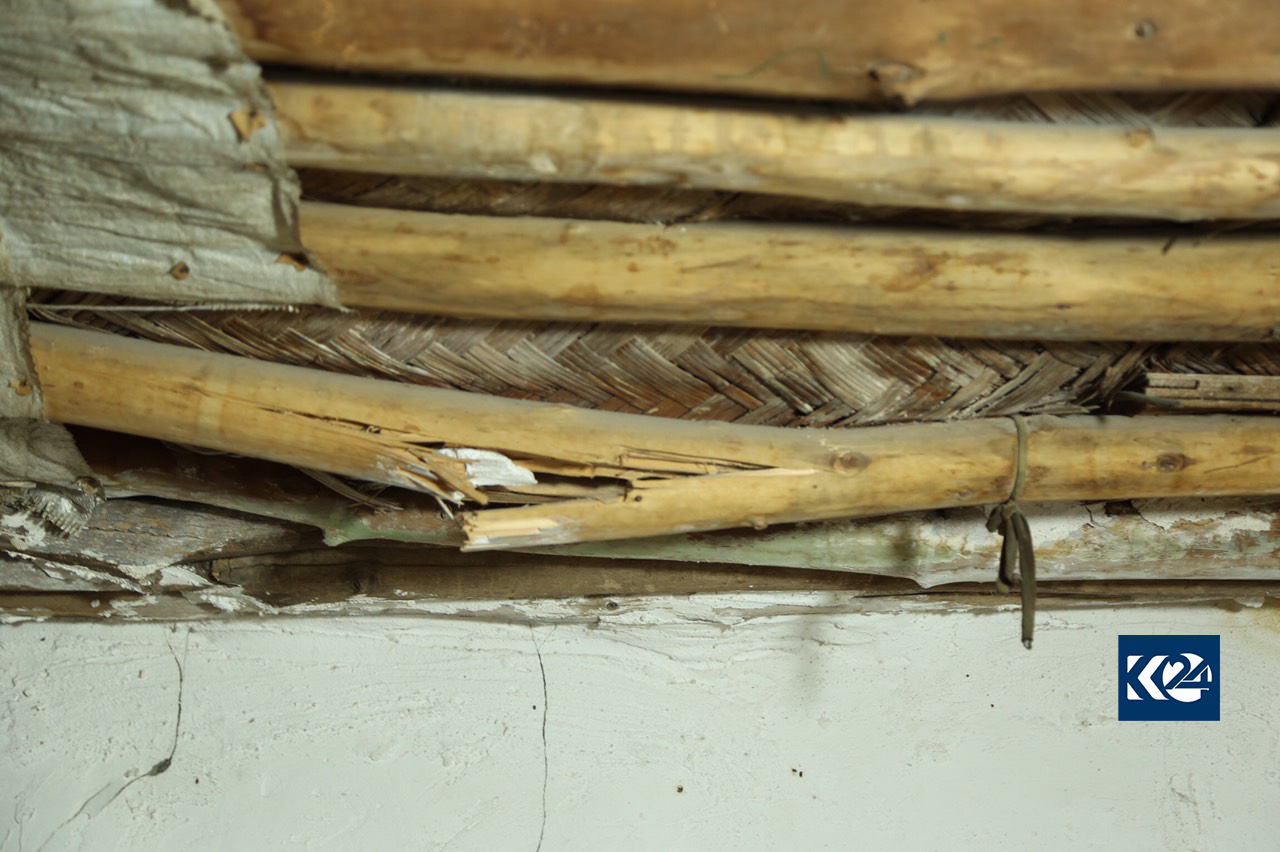 باران خانووی بەسەر ماڵی پێشمەرگەیەكدا رووخاند