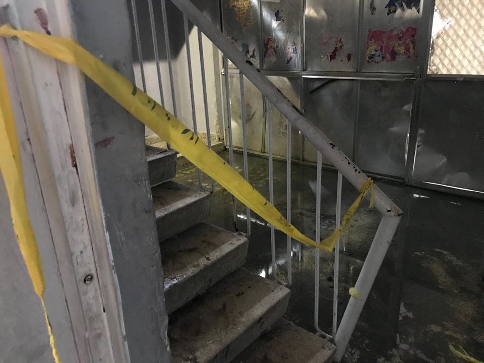 The aftermath of the incident at the detention center. (Photo: Social Media)