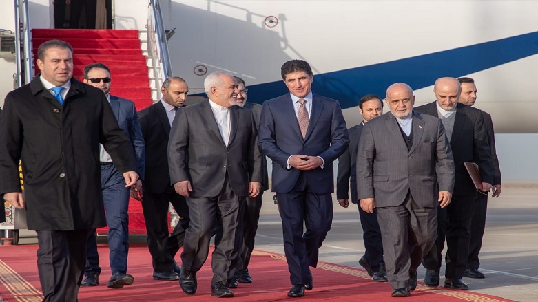 وەزیری دەرەوەی ئێران گەیشتە هەولێر