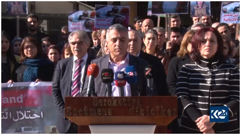 Rêveberiya Xweser daxwaza xwepêşandanan bo Efrînê dike 