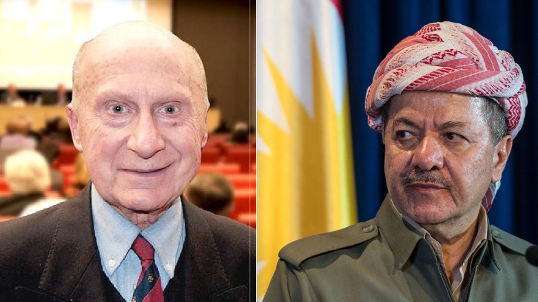 مسعود بارزانی درگذشت سفیر پیشین فرانسە در عراق را تسلیت گفت