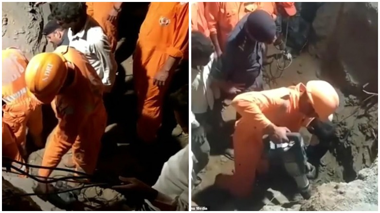 منداڵێک دوای 16 کاتژمێر مانەوە لەبیرێک رزگار دەکرێت