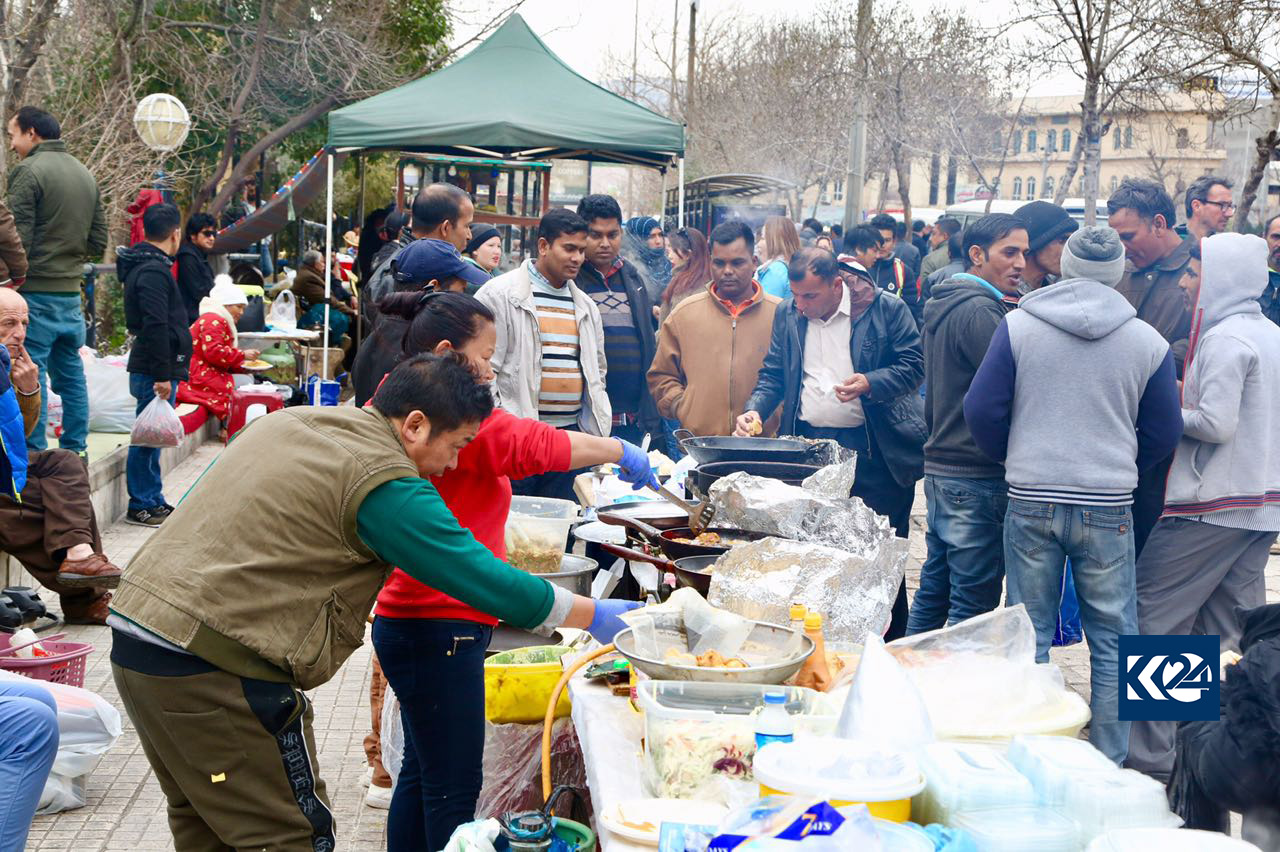 باخی گشتی سلێمانی لە رۆژانی ھەینی دەبێتە بازاڕی كرێكارە بیانییەكان