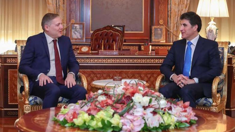 نێچیرڤان بارزانی و كۆنسوڵی یۆنان پته‌وكردنی په‌یوه‌ندییه‌كانیان تاووتوێ كرد
