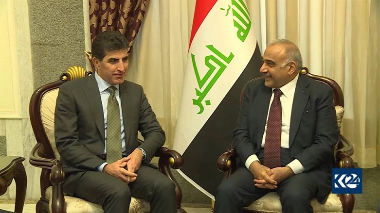 نێچیرڤان بارزانی لەگەڵ عادل عەبدولمەهدی کۆبووەوە