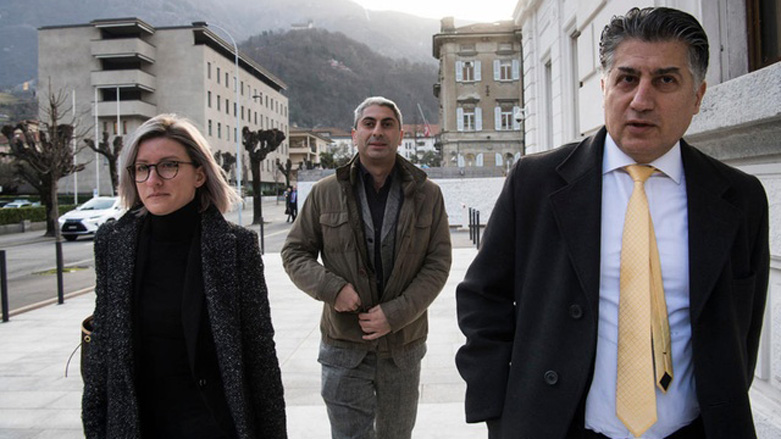 Johan Cosar arrives at the court on Wednesday. (Photo: Keystone)