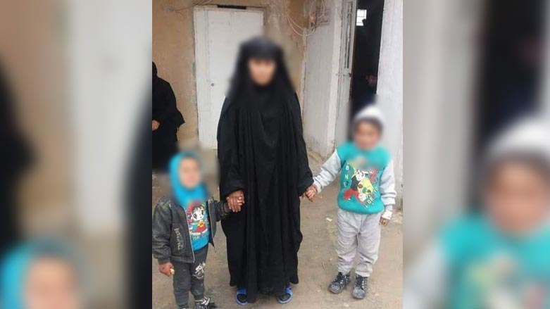 دایكێك و سێ منداڵی ئێزدی له‌ ده‌ستی داعش رزگار كران