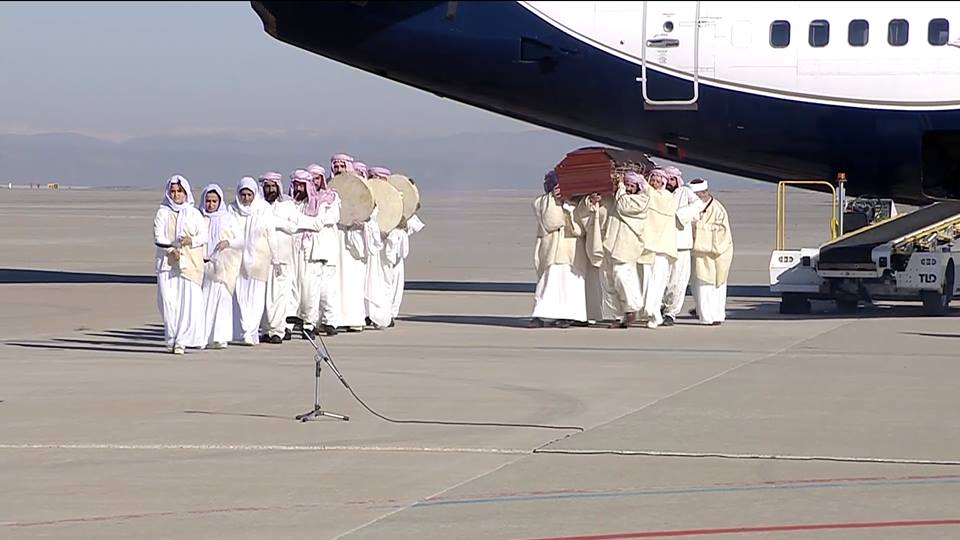 مراسم استقبال جثمان امير الايزيديين في كوردستان