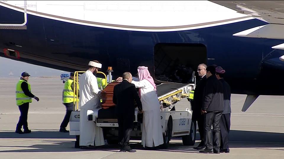 مراسم استقبال جثمان امير الايزيديين في كوردستان