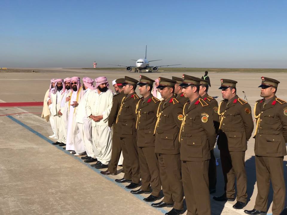 مراسم استقبال جثمان امير الايزيديين في كوردستان