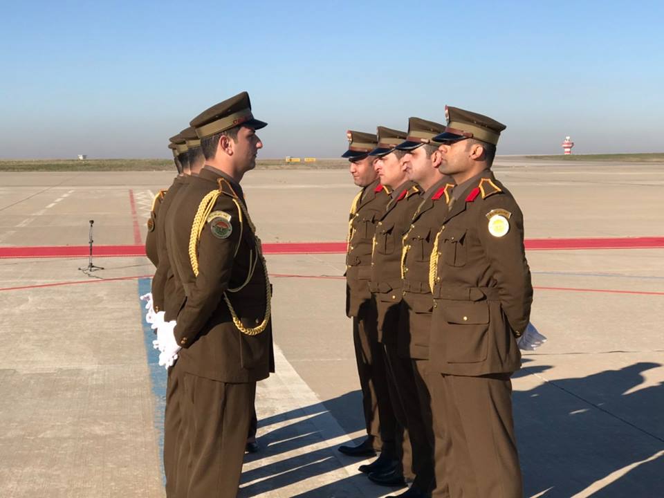 مراسم استقبال جثمان امير الايزيديين في كوردستان