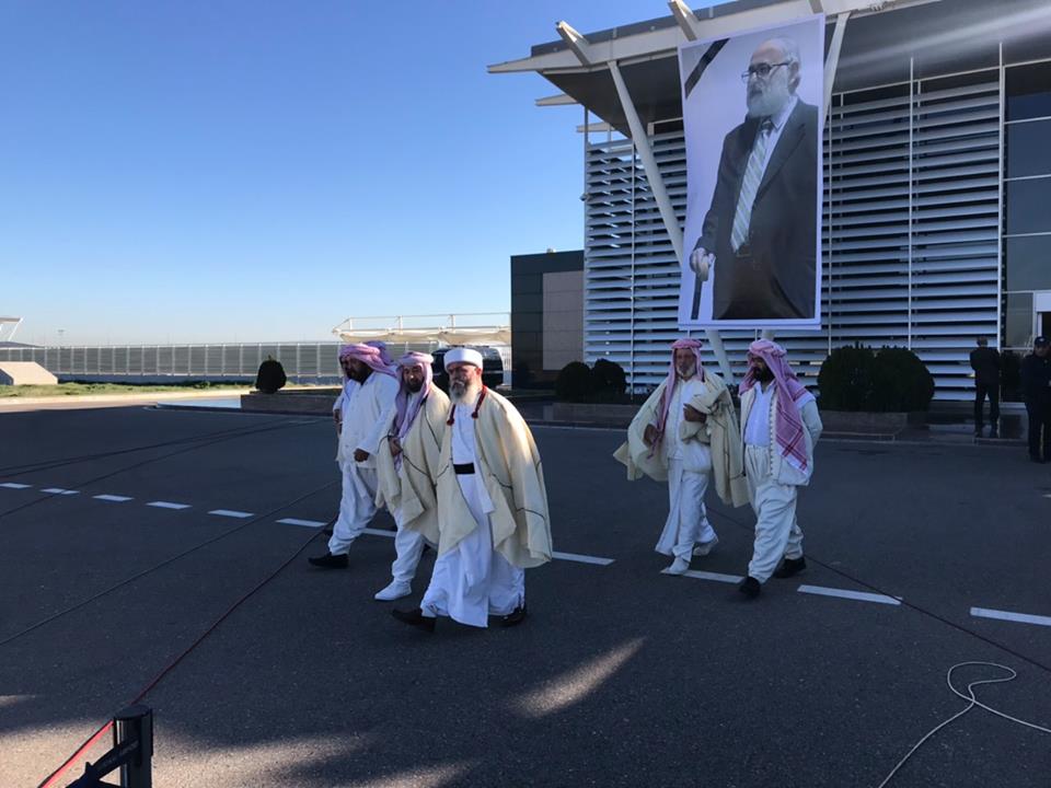 مراسم استقبال جثمان امير الايزيديين في كوردستان