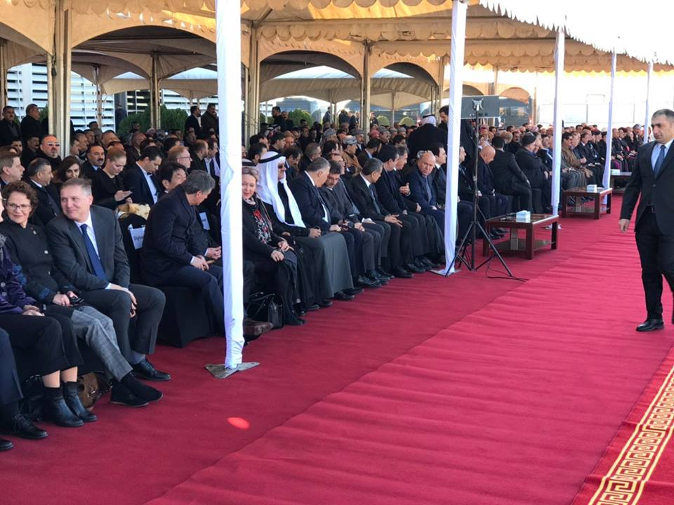 مراسم استقبال جثمان امير الايزيديين في كوردستان