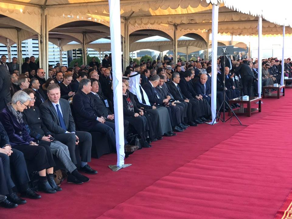 مراسم استقبال جثمان امير الايزيديين في كوردستان