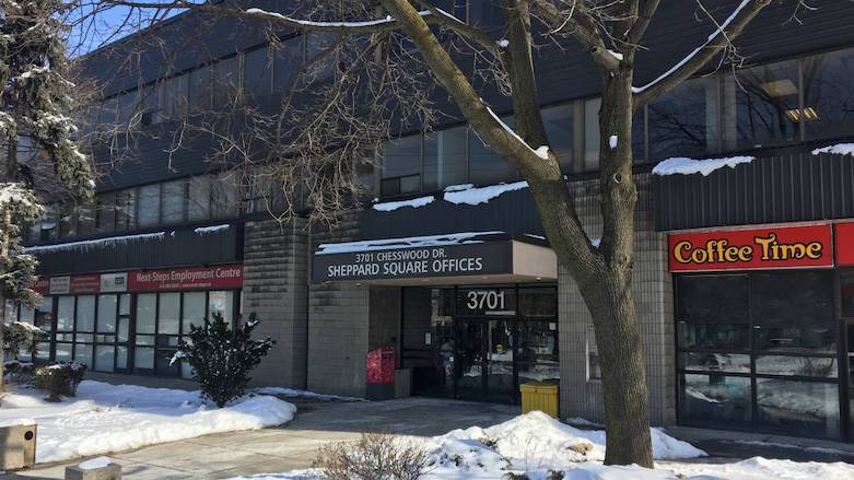 The office of the Anatolia Cultural Foundation is located in this Toronto building. (Photo: Global News/Stewart Bell)
