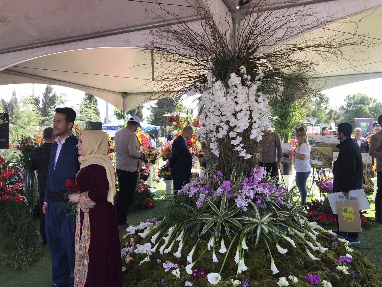 پێشانگای گوڵ لە ھەولێر كرایەوە