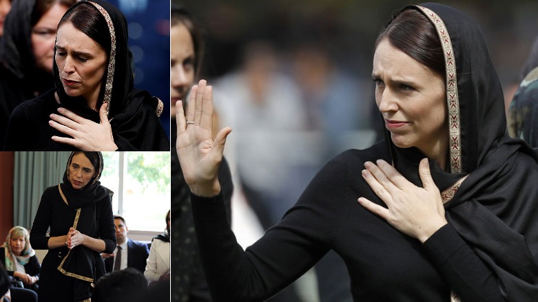 Serok wezîr a Nîyozlendayê; sedem a poşîn a serpoşê xuya dike