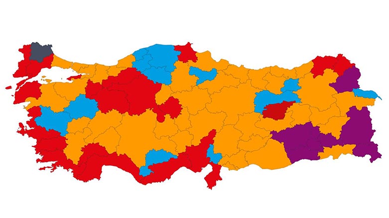 Encamên ji sedî 88 ên hilbijartinên şaredariyên Tirkiyê 