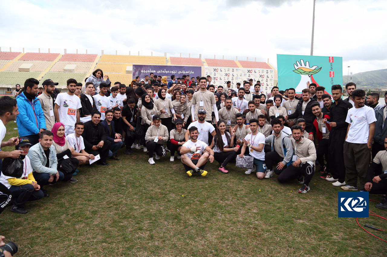 به‌ سپۆنسه‌ری میدیایی كوردستان24 ماراسۆنێك لە ھەڵەبجە بەڕێوەچوو