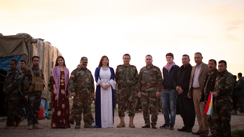 Visitors were a rarer surprise since the height of the war with ISIS, and the Peshmerga warmly welcomed their Kurdish and foreign guests. (Photo: Levi Clancy/Kurdistan 24)
