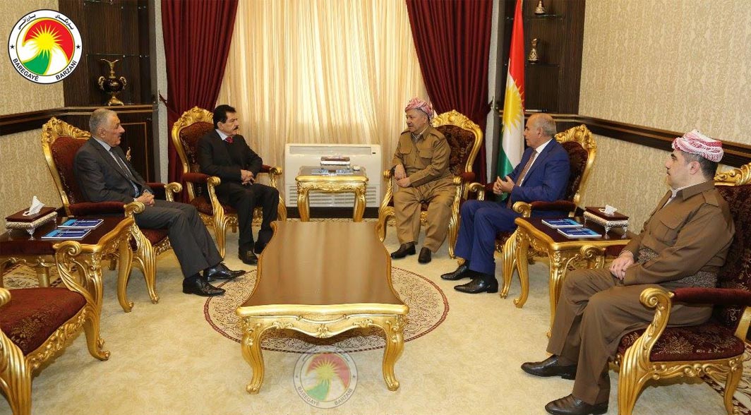 Serok Barzanî û Kusret Resûl tekezî li ser karê berdewam ê PDK û YNKê kir