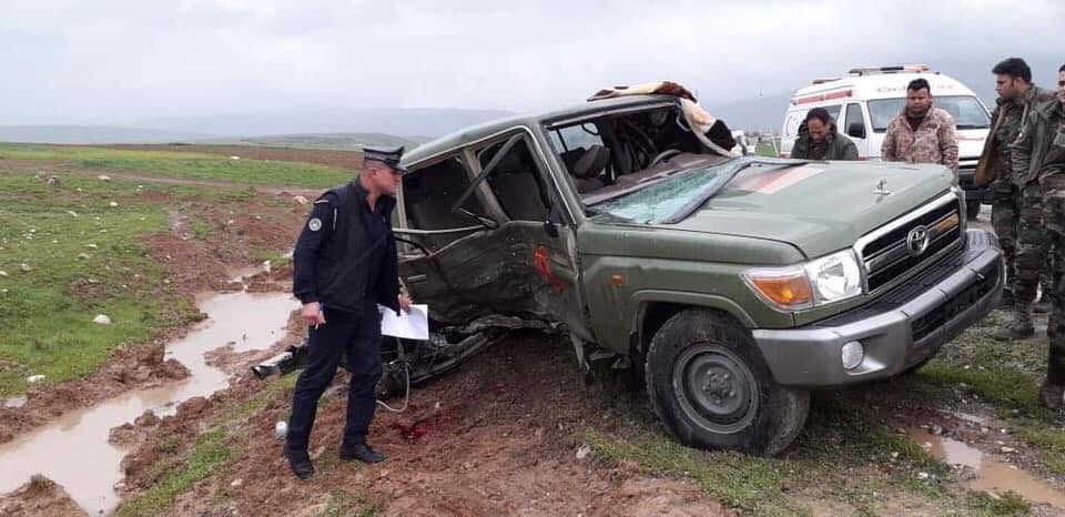 دهۆك.. لە رووداوێکی ھاتووچۆدا دوو كەس گیانیان لە دەست دا