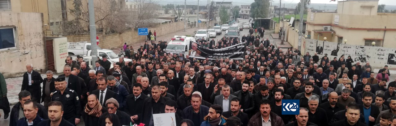 تەرمی ھونەرمەند سەردار ئەحمەد لە كۆیە بە خاك دەسپێردرێت