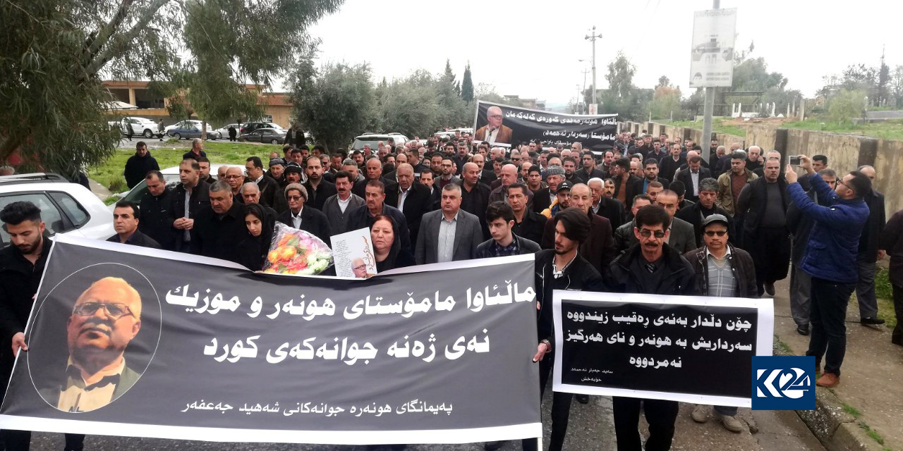 تەرمی ھونەرمەند سەردار ئەحمەد لە كۆیە بە خاك دەسپێردرێت