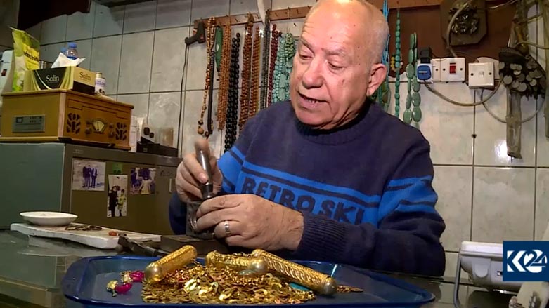لە سلێمانی پیشەی زێڕینگەری بەرەو لە ناوچوونە