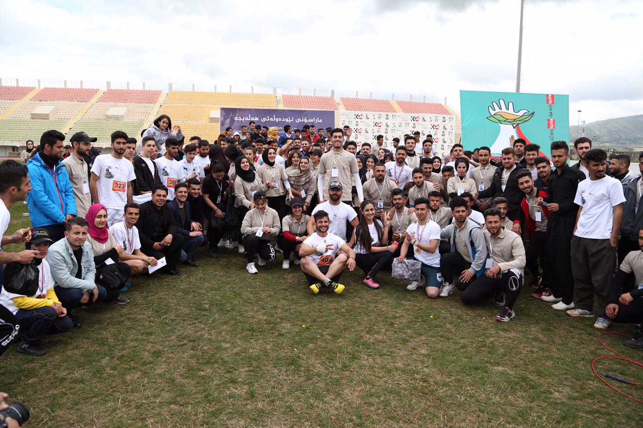 ماراثون في حلبجة بمسافة تذكّر بأعداد الضحايا