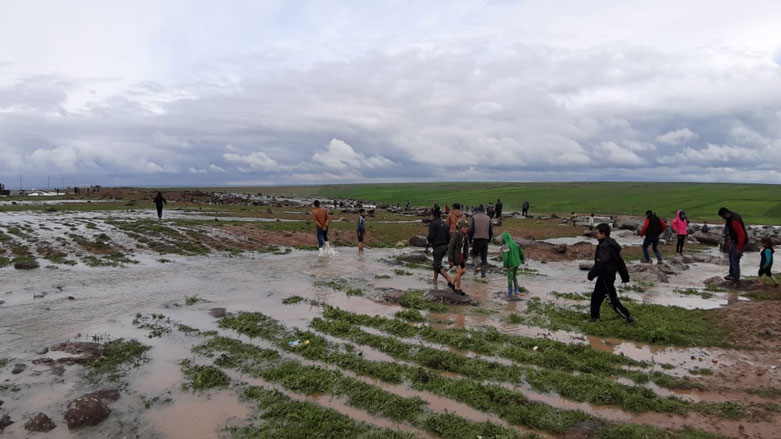 Rojava.. Baran û lehiyê ziyanên mezin kirin 