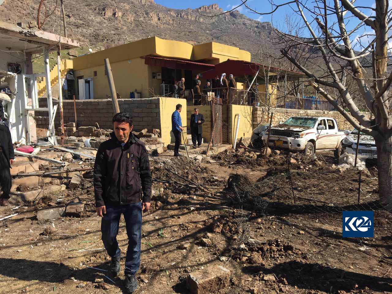 جنگنده‌های ترکیه یک روستای کردستان را بمباران کردند