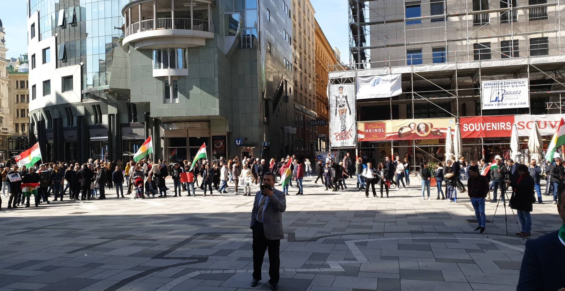 Li Vienna û Beyrûtê mangirtinên piştevaniya Efrînê birêve diçin